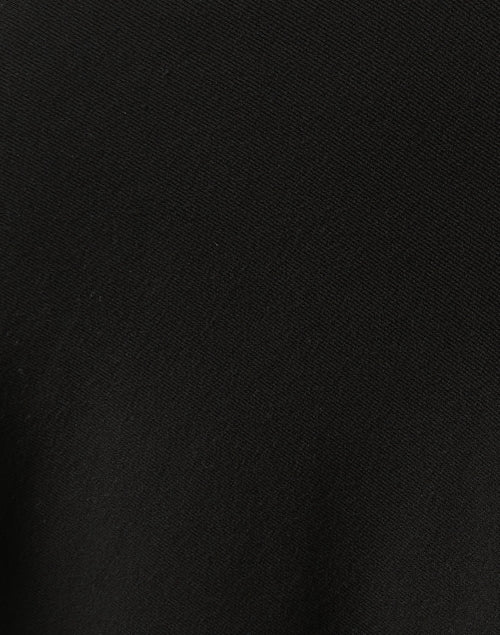 Stylish Black Knit Wrap with Tab Closure for Cooler Weather