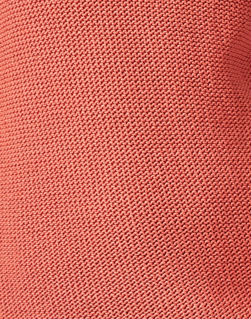 Fabiana Filippi's Elegant Coral 100% Cotton Sleeveless Sweater