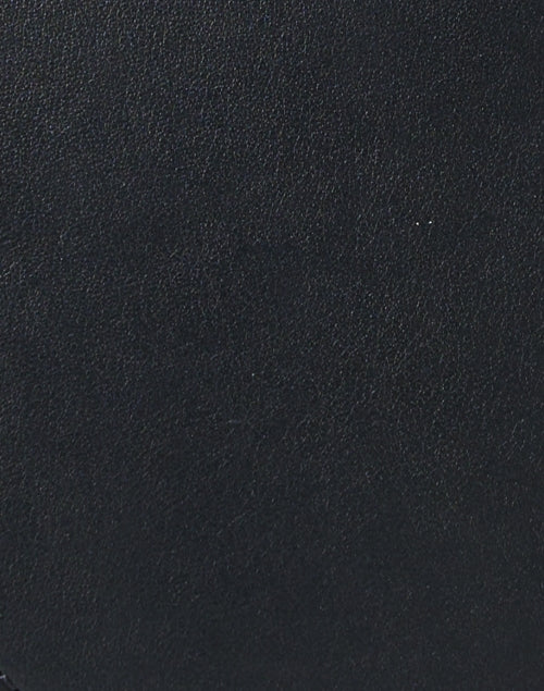 Stylish Tokyo Black Leather Crossbody Saddle Bag for Fashionable Individuals