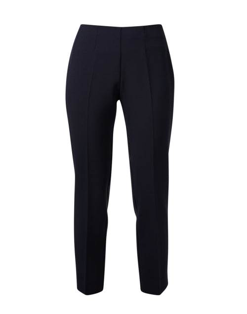 Navy Blue Stretch Straight - Leg Everyday Pants