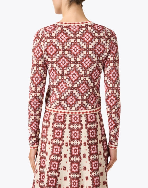 Stylish Bethany Mandala Print Knit Cardigan for a Feminine Look