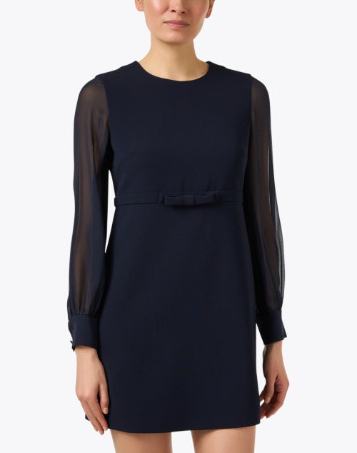 Max Mara Studio Navy Ladies' Ritmo Party Dress