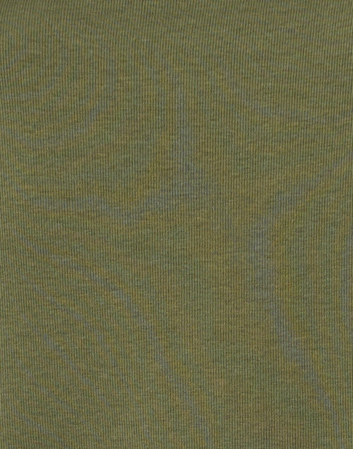 Fabiana Filippi's Stylish Loden Green Premium Stretch Cotton Blend Knit Top