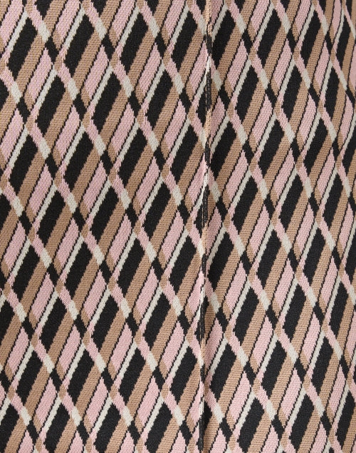 Marc Cain Geometric Patterned Pull - on Pants with Front Pleats