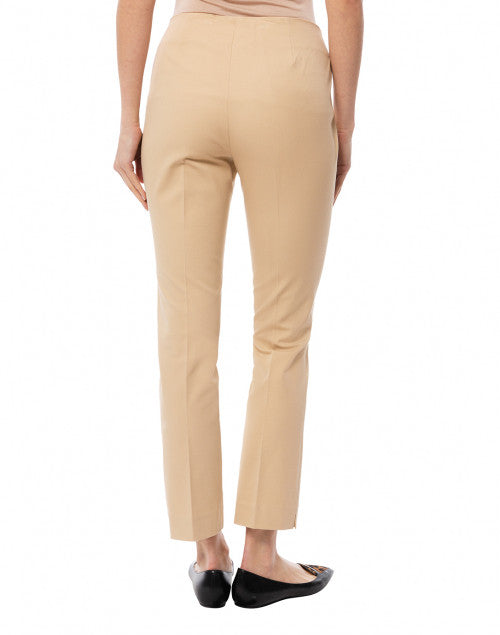 Beige Stretch Cotton Buff Pant by Jerry for All-Day Comfort