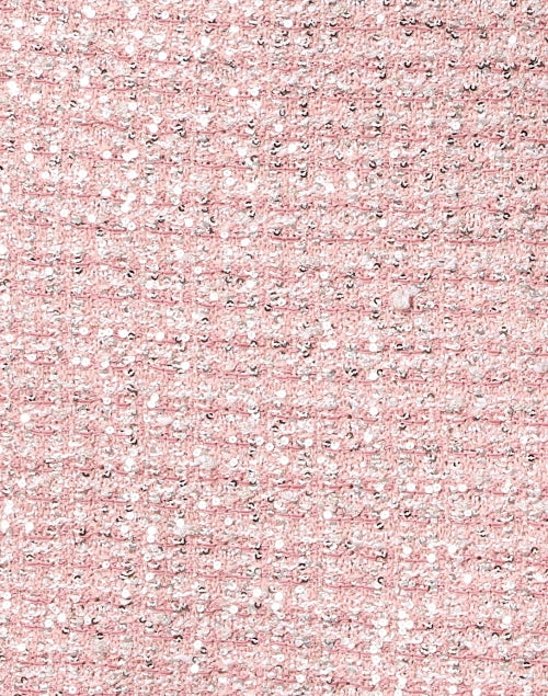 Stylish Pink Plaid Sequined Sheath Dress for a Chic Look