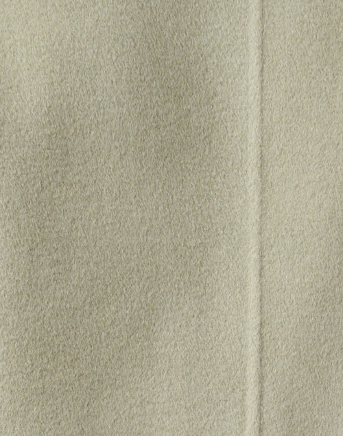 Stylish 100% Wool Reversible Sage Green & Grey Jacket for Fall