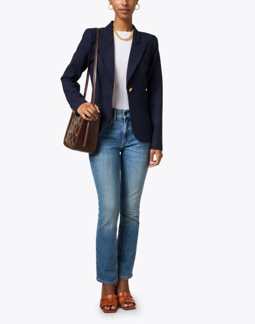 Timeless Classic Navy Duchess Style Men's Blazer for Sophisticated Looks