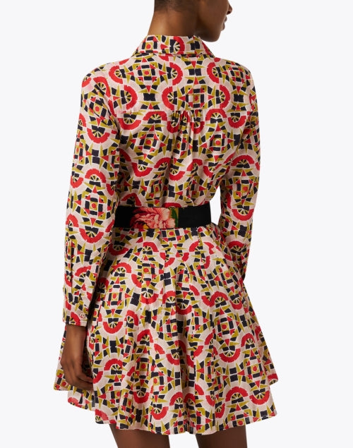 Eye - catching Datura Multi - pattern Printed Dress for Effortless Everyday Wear