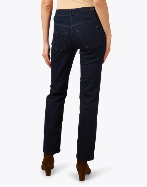 Dreamy Dark Wash Straight-Leg Denim Jeans for All-Day Comfort