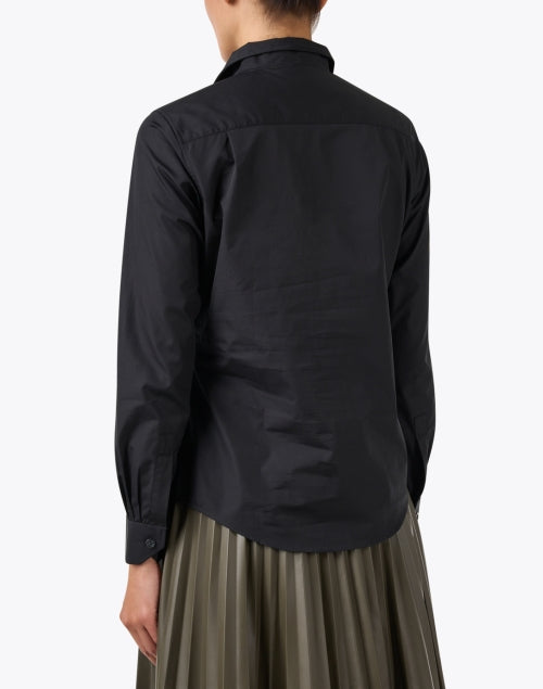 Stylish Signature Women's Black Cotton Dress Shirt