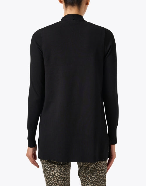 Stylish Black Knit Women's Vest for Layering