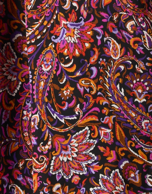 Stylish Roxanne Blouse with Multi - Paisley Patterns