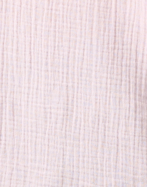 Avery Soft Pink Cotton V-Neck Top for Warm Weather
