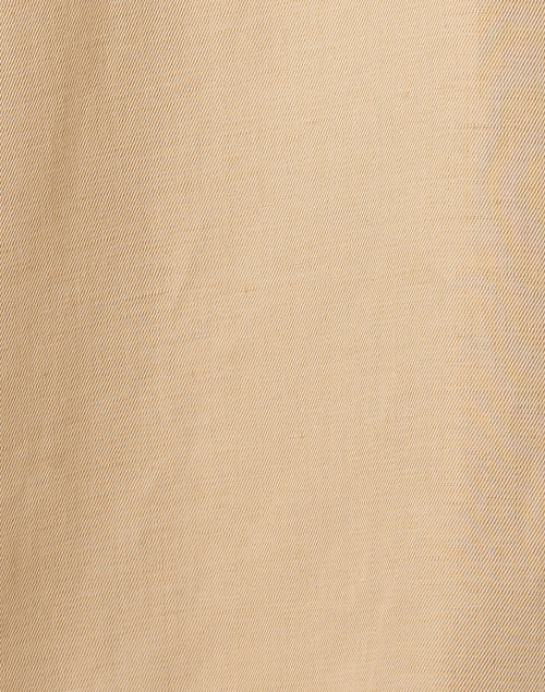 Fabiana Filippi's Elegant Beige Linen Blend Pleated Midi Skirt