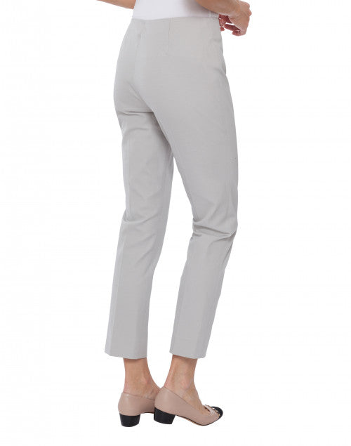 Jerry Dove Grey Comfortable Stretch Cotton Casual Pant