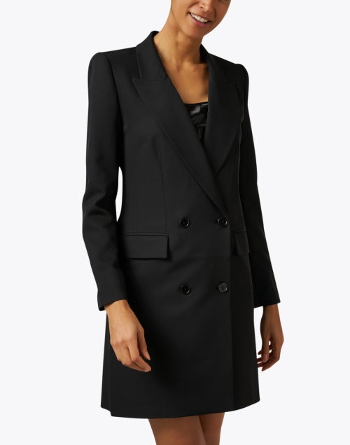 Stylish Ivy Black Blazer-style Dress for All-day Elegance