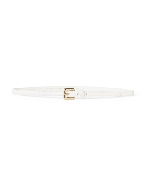 Stylish Gloriosa White Leather Fashion Belt for Chic Outfits