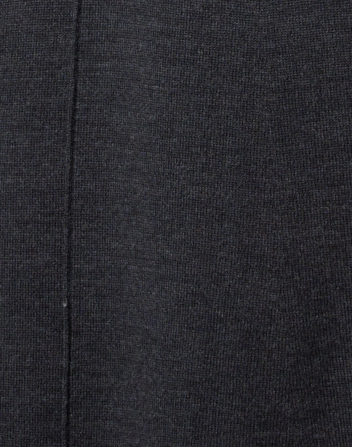 Stylish Dark Gray Merino Wool Swing Dress for Women