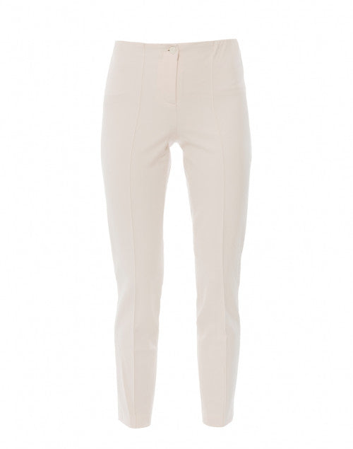 Cambio's Elegant Vanilla-Colored Technological Stretch Polyamide Blend Pants