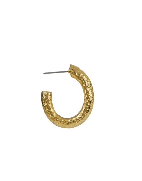 Exquisite Gold Hammered Hoop Earrings for Everyday Elegance