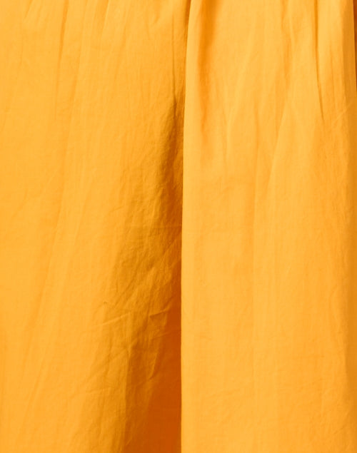 Stylish Oliphant Tuki Yellow Marigold Cotton Shirt-style Women's Dress