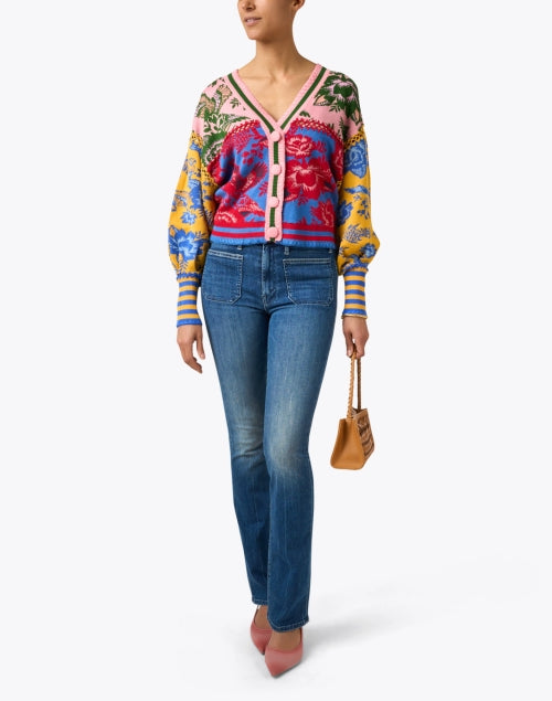 The Blue Insider Patch Pocket Straight-Leg Denim Jeans for Everyday Wear