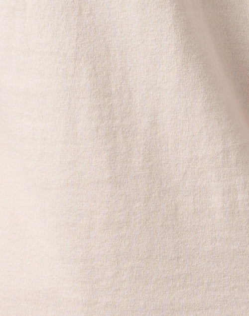 Caroline Beige Delicate Pointelle Knit Sweater for Women