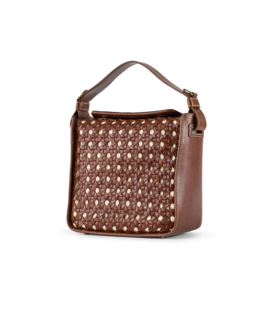 Stylish Woven Leather Crossbody Bag by Rafe - Megan Brown Edition