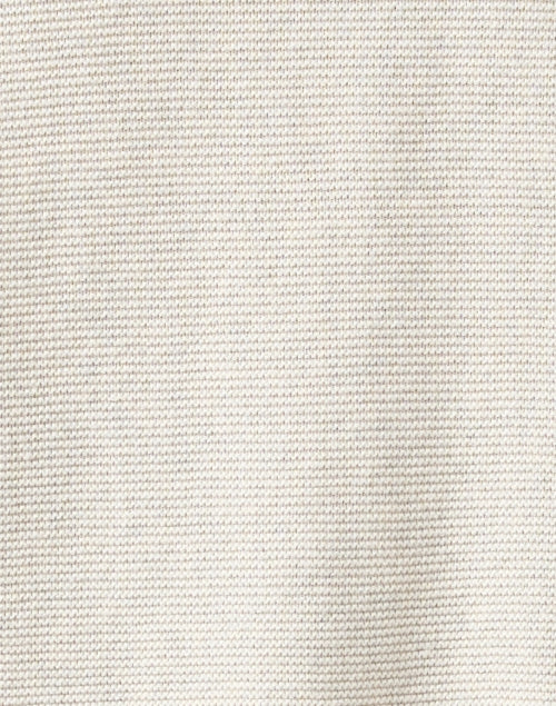 Stylish Beige 100% Cotton V-Neck Knit Sweater for Transitional Seasons