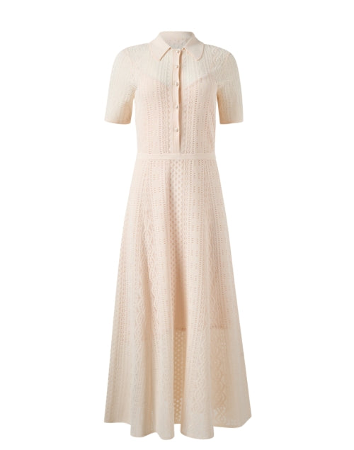 Stylish Blush Pink Lace Dean Dress for Spring