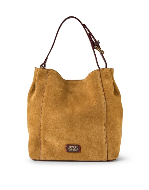 June Chestnut Brown Luxury Suede Ladies' Shoulder Tote Bag
