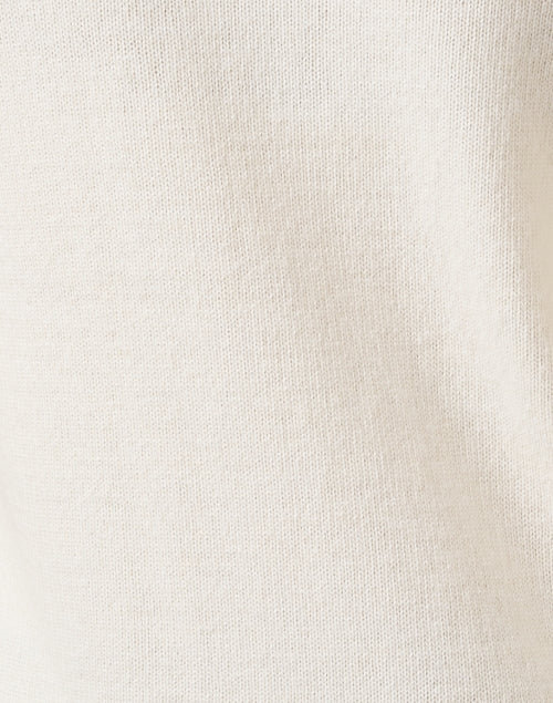 Timeless Ivory Lambswool Blend Classic Cardigan for Elegant Looks