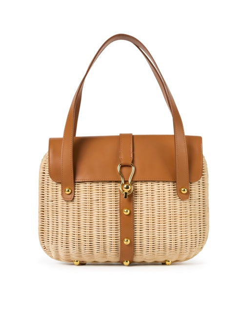 Exquisite Desire Camel - Colored Wicker Women's Handbag for Spring Fashion