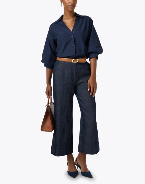 Navy Blue Kate Women's Blouse Top