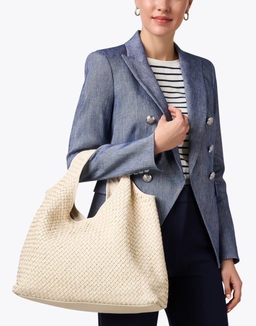 Ivory Hand - Woven Leather Carmen Style Carry - all Bag
