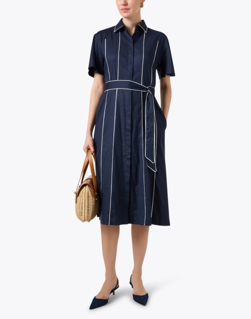 Stylish Navy Twill Joanna Dress for All Occasions
