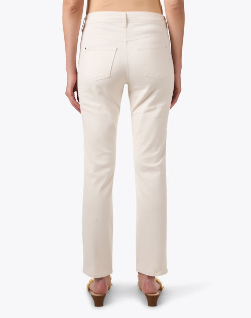 Antique White Dreamy Straight Leg Stretch Denim Jeans