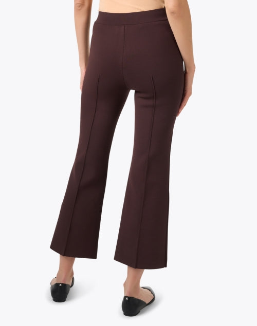 Stylish Rene Stretch Blend Chocolate Brown Flare Leg Pant