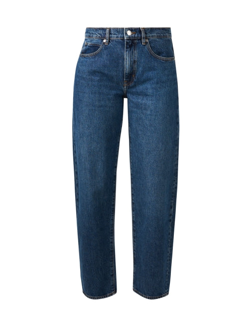Kirk Blue Denim Barrel-Leg Jeans for Everyday Wear