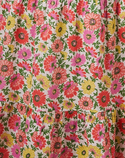 Banjanan's Feminine Castor All - over Floral Print Maxi Dress