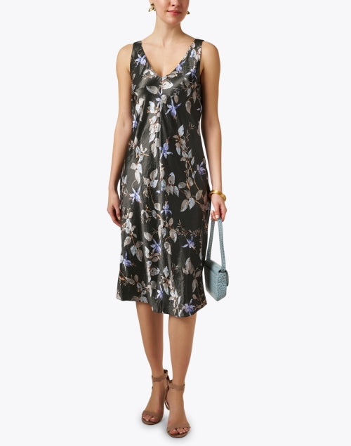 Eden Brand Multi - Patterned Satin Women's Evening Dress