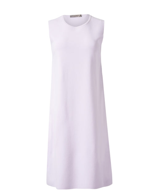 Lilac-Colored Sleeveless Shift Dress for Women
