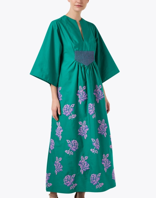 Stylish Sassetta Women's Floral Print Cotton Maxi Dress