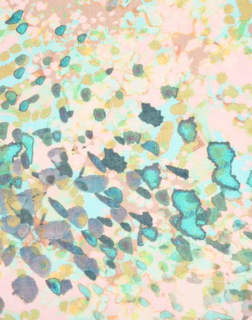 Glimmer Multicolored Silk and Cashmere Blend Scarf - A Stylish Accessory for This Season
