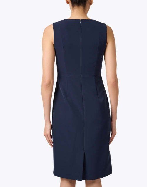 Stylish Meridian Navy Mini Dress with Flattering Slim Fit