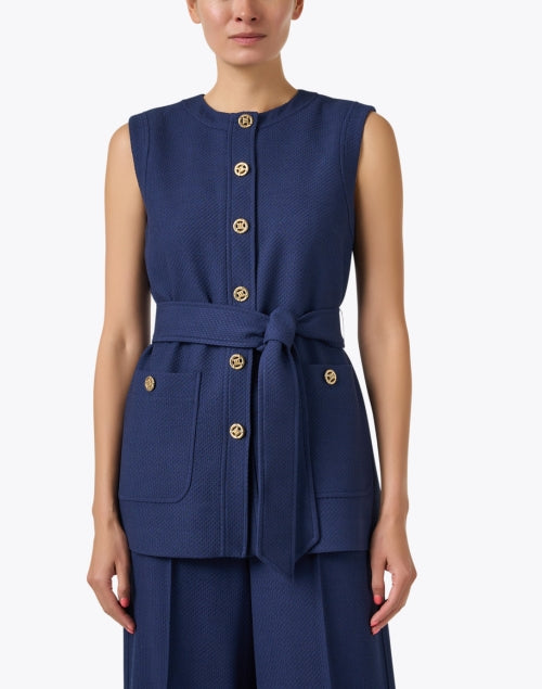 Stylish Phoenix Navy Women's Vest Top for a Fashionable Look