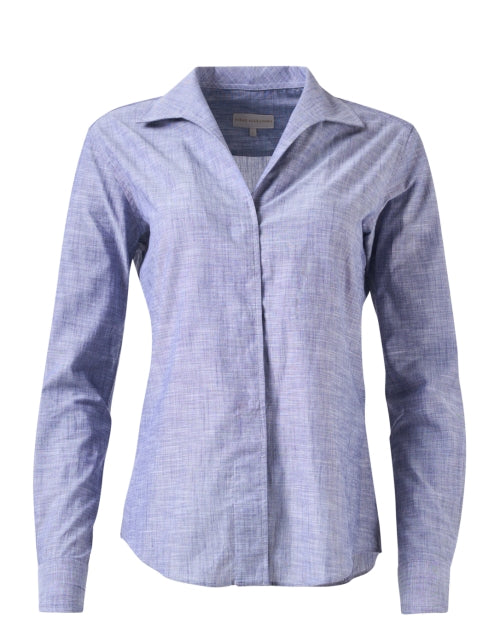Exquisite Signature Cotton Chambray Shirt for Women