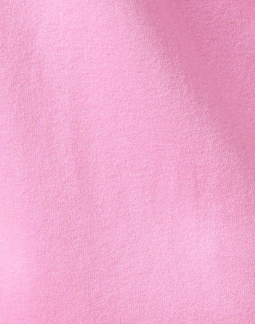 Pink Luxury Cotton-Silk Blend Travel Outerwear Coat