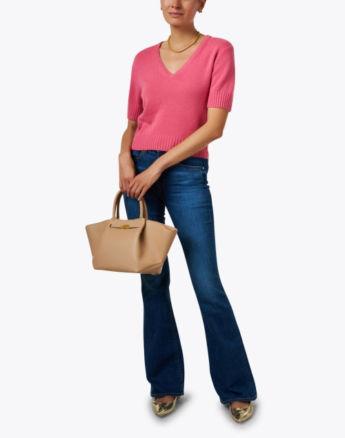 Veronica Beard Beverly Stretch High Rise Flare Blue Jeans